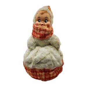 Vintage Rubber Face Pajama Bag Plushie Doll 1960s